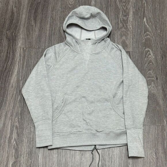 Mountain Hardwear Hoodie Sweatshirt Women Extra Small Gray High Neck Active Hike - Picture 1 of 9